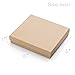 MESHA 42PC Jewelry Gift Boxes With Lids - Kraft 6x5x1, Cotton Filled Brown for Necklaces, Bracelets - Bulk Shipping Boxes for Small Business, Accessories