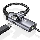 JSAUX USB C to 3.5mm Headphone and Charger