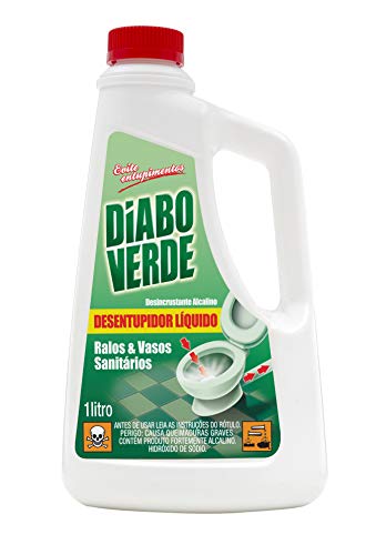 Desentupidor de vasos sanitários e ralos DIABO VERDE líquido 1 Litro