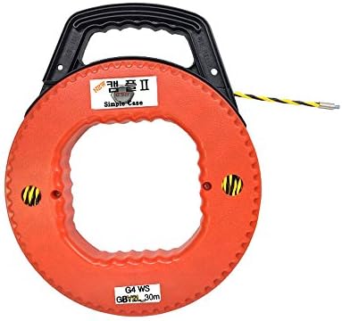 Electrical Fish Tape Set Wire Puller, PVC Material with Durable Handler, 2 wires, 30 M