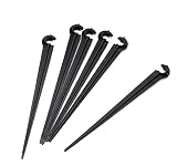 SOMMERLAND Drip Irrigation Value Pack Perfect for flower beds, vegetable gardens, herbs gardens (Support Stakes for 1/4 Drip Tube -100PCS)