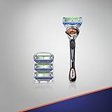 Gillette Fusion5 Proglide Men's Razor Handle + 4 Blade Refills