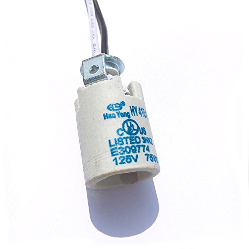 Fineled E12 MiniCandelabra Screw Ceramic Lampholder Socket W/ 10 Inch Lead NEW eBay