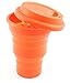 Perfect Life Ideas Collapsible Travel Mug Silicone Bpa-Free 16 Ounce Dishwasher Safe Pop up Cup. Cool Funny Unique Camping Travelling Gear Supplies Accessory. Fold Flat for Storage. Brand