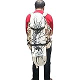 Skateboard Backpack Attachment Skateboard Backpack Holder Keeper Strap - Change Your Ordianry Backpack into Skateboard Backpack ! NO Backpack, NO Skateboard