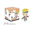 Naruto Nanoblock Style Micro Building Blocks. Naruto, Kakashi, Sakura and Sasuke. Set of Four