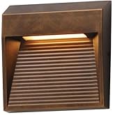 ET2 Lighting E41552-ANB Steppes - 10W 1 LED Outdoor Wall Mount-4.75 Inches Tall and 4.75 Inches Wide, Finish Color: Antique B