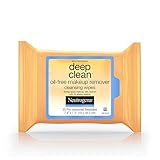 Neutrogena Deep Clean Makeup Removers, Makeup Remover Cleansing Wipes, 25-Count (Pack of 6)