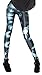 QZUnique Leggings for Women, Halloween Full-Length Printed Legging Footless Elastic Yoga Pants, Regular and Plus Size