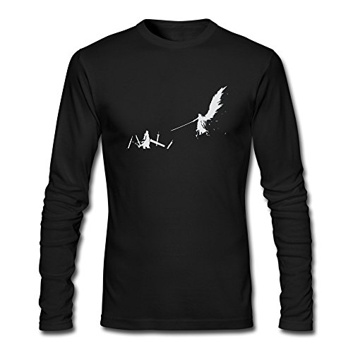 Men’s Final Fantasy VII Fashion Long Sleeve T-shirt XXL Black