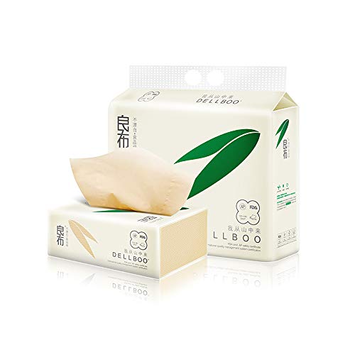 Bamboo Facial Tissues DELLBOO ORGANIC ECOFRIENDLY TISSUES 110 Count, 3