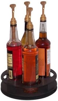 Flavored Syrup Lazy Susan AJB SR 4-10. Great for Coffee Flavors, Snow Cone Syrup, or Even Liquor!
