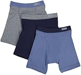 Fruit of the Loom Baby Boys' Boxer Brief - Covered Elastic, 3 pk