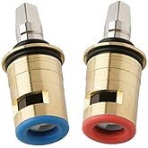 Chicago 1-099XKJKABNF & 1-100XKJKABNF Ceramic 1/4-Turn Cold & Hot Cartridge Kit