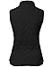 MAYSIX APPAREL Sleeveless Lightweight Zip Up Quilted Padding Vest Jacket For Women (S-3XL)