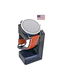Soporte de diseño Artifex configurado para Fossil Q Explorist HR y Q Venture HR Gen 4 Smartwatch Charging Stand, Artifex Charging Dock Stand, no se ajusta a modelos anteriores 2017 Non HR. !