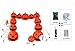 Bigjoys 8 Ft Halloween Inflatable Pumpkin Arch Archway Gate Decoration Inflatables for Indoor Outdoor Home Yard Party