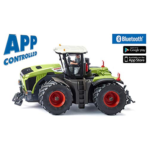 Siku 6791, Claas Xerion 5000 TRAC VC Traktor, Grün, Metall/Kunststoff, 1:32, Ferngesteuert & Elektrisches Förderband, 1… – Bild 4