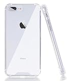 BAISRKE Clear Case for iPhone 7 Plus, Slim Shock Absorption Protective Case Soft TPU Bumper & Hard Plastic Back Cover Phone Cases for iPhone 7 Plus / 8 Plus 5.5 inch - Crystal Clear