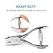 GOOACC Badge Hole Slot Punch for ID Cards Hand Held, One Slot Puncher, 15mm x 3mm Hole, No Burrs Holes, Metal Hole Punch for ID Cards, Badge Holes, 1 MM PVC Cards