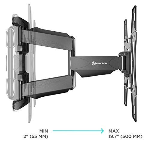 ONKRON TV Mount Tilt Swivel Wall Bracket for 39 to 70-Inch LED LCD Flat Panel TVs M15 Black - Thumbnail 2
