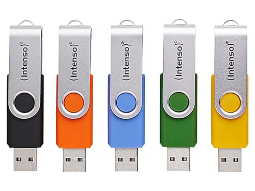 Intenso 5X 32GB Office Line USB Stick Set - Super Speed USB 3.2 Gen 1