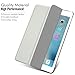 MoKo Case Fit iPad Pro 9.7 - Slim Lightweight Smart Shell Stand Cover with Translucent Frosted Back Protector Fit iPad Pro 9.7 Inch 2016 Release Tablet, Silver (with Auto Wake/Sleep)