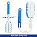 MR.SIGA Bottle Sponge Brush, Size: Dia 5.5 x 29cm - Set of 3