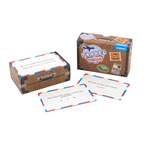 Spinning Hat Travel Trivia Cards