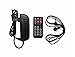Kinter MA120+ 2-Channel Auto Home Cycle Mini Digital Amplifier USB/MP3/FM Amplifier with Remote Control and Extension Cable with 12V 3A Power Supply Black