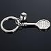 lotusflowert Tennis Ball Racket Keychain Olympic Games Key Ring Sports Gift Metal Keyfob