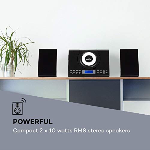 image for auna Wallie Microsystem • Stereo System • Micro System • 2 x 10 
