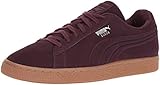 PUMA Men's Suede Classic Debossed q4 Fashion Sneaker, Wine Tasting/Lilac Synthetic, 10.5 M US