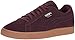 PUMA Men's Suede Classic Debossed q4 Fashion Sneaker, Winetasting-Lilac Snow, 10.5 M US