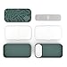 monbento - Bento Box MB Original Jungle with Compartments - 2 Tier Leakproof Lunch Box for Work and Meal Prep - BPA Free - Food Grade Safe - Nature Pattern - Green