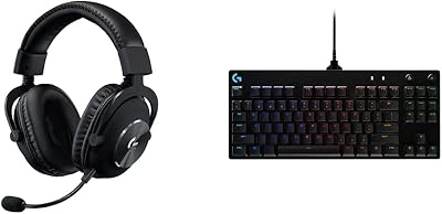 Logitech G PRO X Gaming Headset Black USB and G PRO Keyboard New