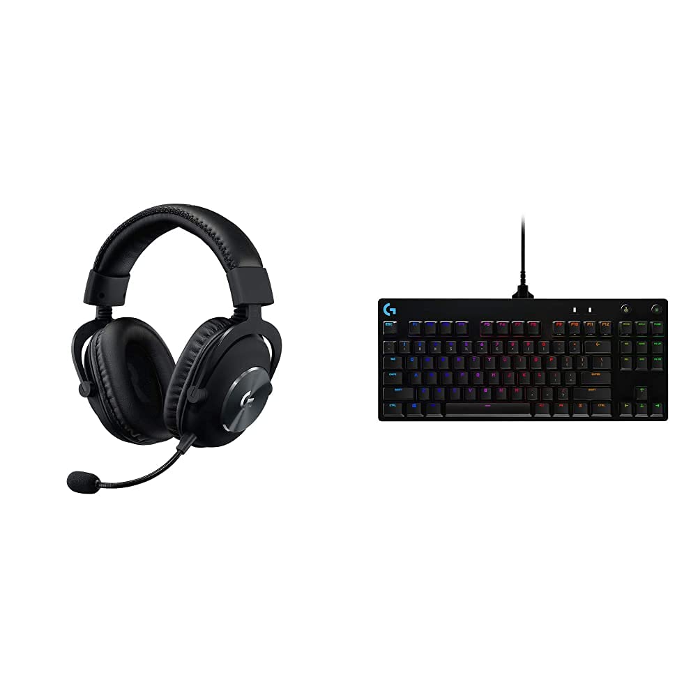 Logitech G G Pro X Gaming Headset - Black - Usb - N/A - Emea + G Pro Mechanical Gaming Keyboard