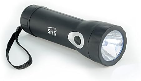 SHS Hand Crank LED Flashlight Emergency Flashlight Micro USB Rechargeable Flashlight