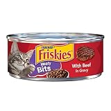 Purina Friskies Gravy Wet Cat Food, Meaty Bits With Beef in Gravy - (24) 5.5 oz. Cans