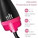Hair Dryer Brush, EMISK One Step Hair Dryer and Styler 3-IN-1 Negative Ionic Blow Dryer Brush, Hairdryer/Hair Straightening/Curl Hot Air Brush for Hair Styling