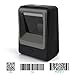 Alacrity 8200 Series Handsfree 2D 1D Wired Barcode Scanner, Omnidirectional Desktop Bar Code Reader with USB Cable, Capture Barcodes from Mobile Phone Screen, Black primary