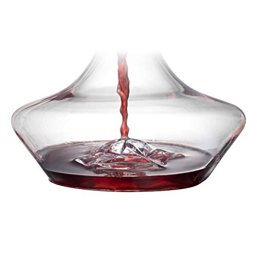 YouYah Iceberg Wine Decanter Set with Aerator Filter,Drying Stand and Cleaning Beads,Red Wine