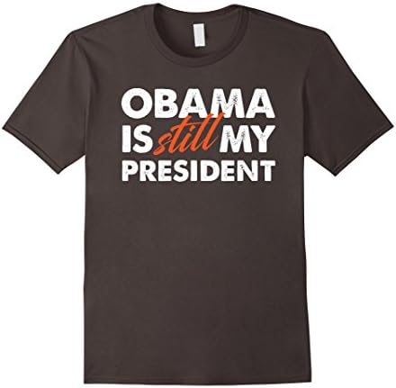 Men's US Presidential Election T Shirt Obama is Still my President Large Asphalt