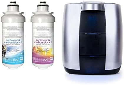 Drinkpod USA Countertop Water Cooler with Twin Carbon Block Filter