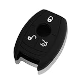 JessicaAlba® NEW SILICONE COVER KEY FOB REMOTE CASE For MERCEDES For Mercedes-benz A C E S CLASS SLK CL Fits Many Models