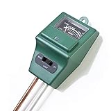 SmartChoice 3 in 1 Soil pH and Light Meter - Soil PH Meter Soil Moisture Sensor 3-in-1 Soil Moisture/Light/pH Test Kit for Indoor/Outdoor Plants Care (No Battery Needed)