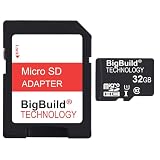 BigBuild Technology 32GB Ultra Fast 80MB/Sec microSD Memory Card for VTech Kidizoom Camera SD Adapter Included