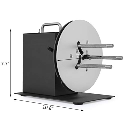 Happybuy HD-R7 Rewinding Machine 180MM Label Tags Rewinder 1-3 Inch Core Automatic Label Rewinder Synchronize with Printer