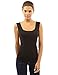 PattyBoutik Women Butterfly Lace Back Tank Top (Black Small)