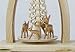 1-Tier German Christmas Pyramid - Deer - 25cm / 10 inch - Dregeno Seiffen